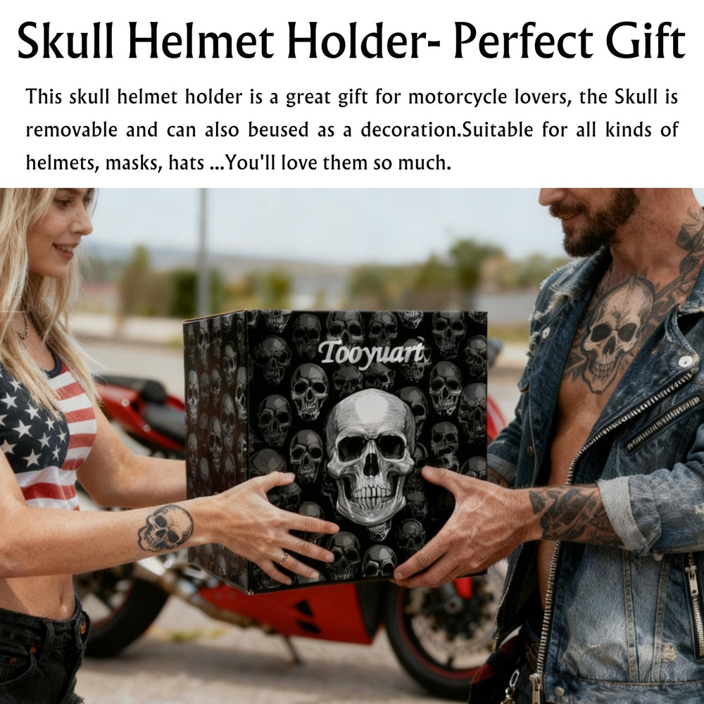 Tooyuart helmet hanger with two hooks keeping jackets and gear organized