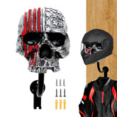 Tooyuart red skull helmet wall mount displaying helmet securely for display