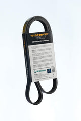 Top Drive EPDM serpentine belt side profile shows heat and weather resistance for engine longevity.