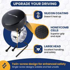 Top Life protective rubbers fit larger diameters for a snug driver fit.