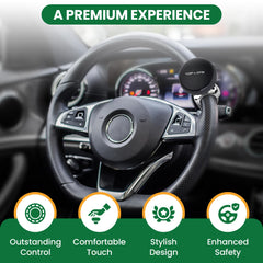 Top Life steering wheel knob compatible with all wheels for easy fitting