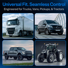 Top Life in-truck cabin view illustrates comfortable, controlled handling