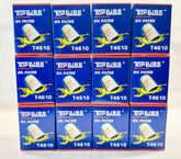Top Lube T4610 oil filter with metal housing for durable filtration.