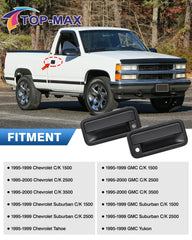 TOP-MAX exterior front door handle for Chevy C2500 provides easy replacement.