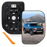 TOP-MAX passenger-side heated mirror glass for clear view in rain or snow.