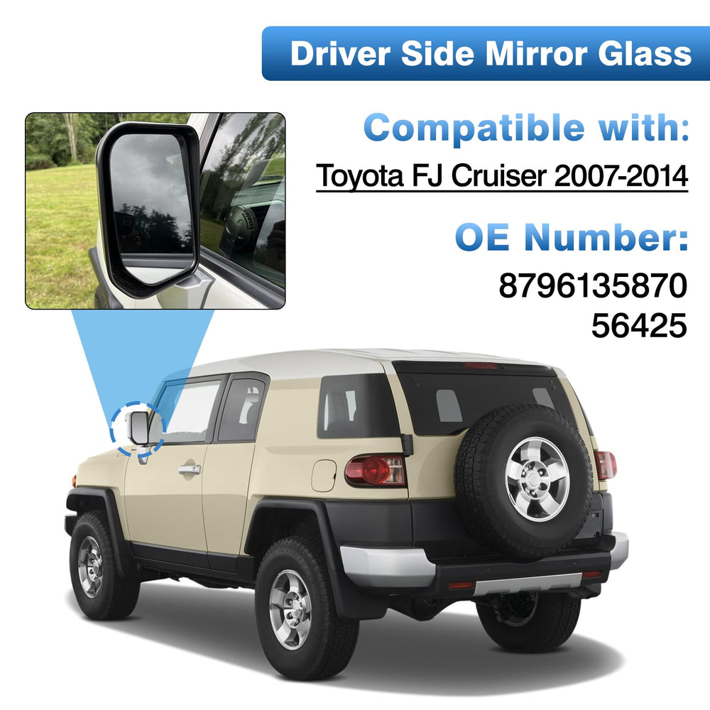 TOP-MAX heated convex mirror glass enhances rain and fog clearance.