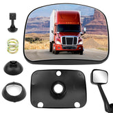 TOP-MAX hood mirror glass driver side for Cascadia enhances highway visibility.