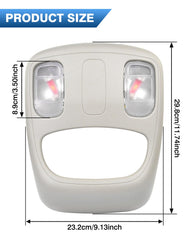 Top-Max overhead light delivers reliable performance for cabin reading.