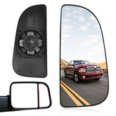 TOP-MAX right passenger lower mirror glass for Ram enhances rear visibility