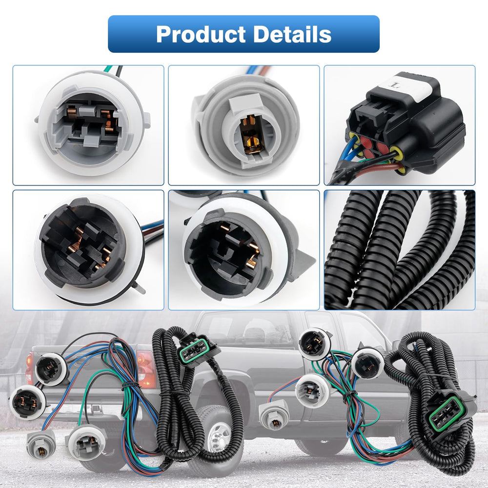 Top-Max plug-and-play design simplifies installation for rear lighting upgrades.
