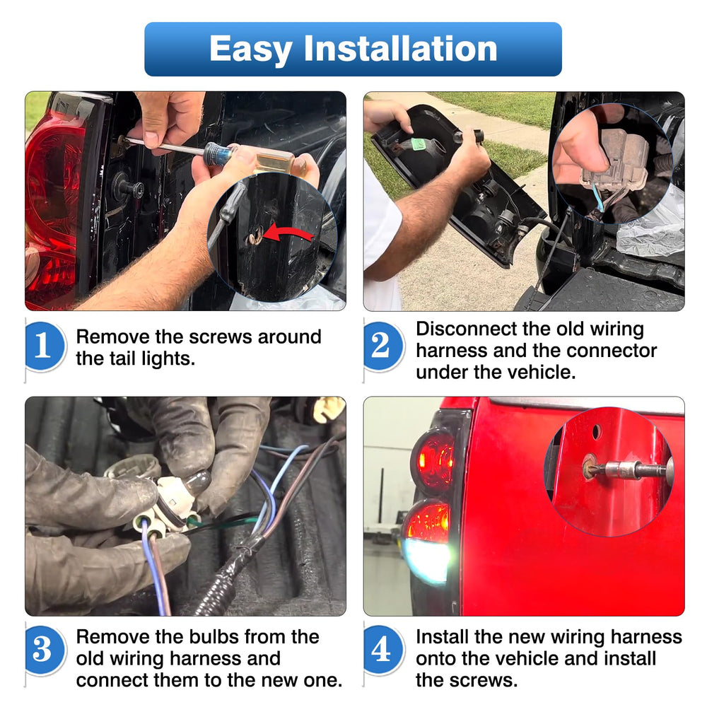 Top-Max rear-view harness assembly ready for quick installation.