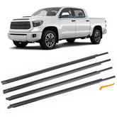 TOP-MAX front driver window seal improves weatherproofing and reduces leaks.