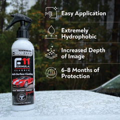 TopCoat F11 storage-shelf scene suggests proper storage away from sun.