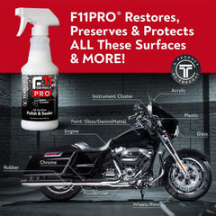 TopCoat F11PRO microfiber buff in action for a brilliant finish