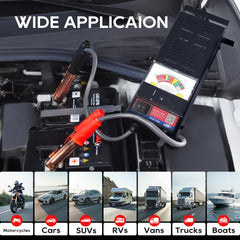 TOPDC color-coded red and black clips ensure secure connections.