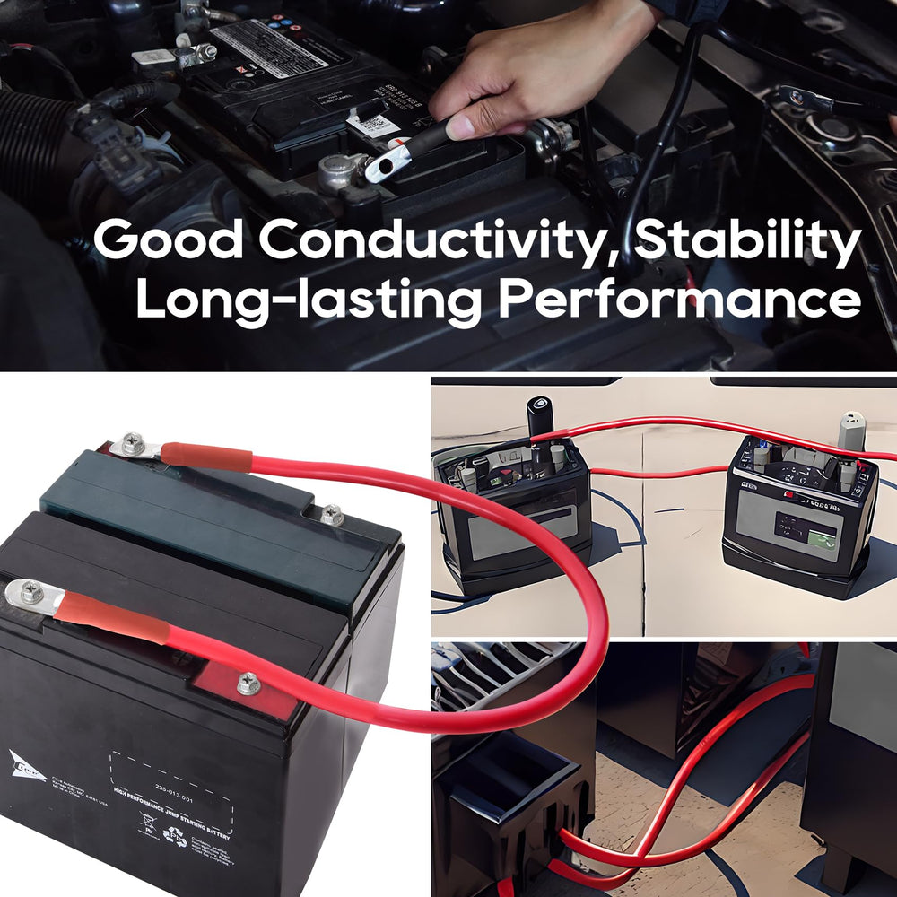 TOPDC cable ends sealed with heat shrink for moisture resistance and durability.
