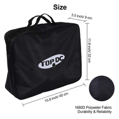 TOPDC Tools Cable Bag durable 1680D fabric resists wear and cleans easily