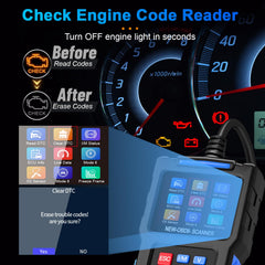 TopDiag T200 live data display showing real-time engine parameters