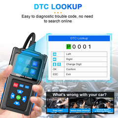 TopDiag T200 user interface demonstrating quick plug-and-play setup