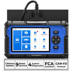 TOPDON AD600S 5-inch touchscreen for easy results in low light.