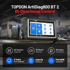 Topdon AD800BT protective case protects the device during field use.
