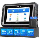 TOPDON AD900BT bidirectional diagnostics tool testing vehicle systems and sending commands