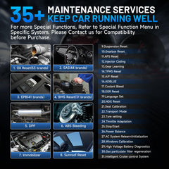 TopDON ArtiDiag Pro 35 services dashboard supports efficient maintenance