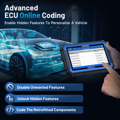 TopDON ArtiDiag Pro bidirectional test setup enables fast actuator diagnostics