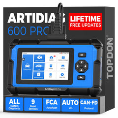 Topdon ArtiDiag600 Pro front panel for easy on-site vehicle diagnostics