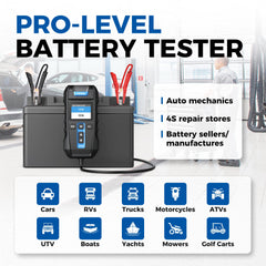 TOPDON BT300P broad vehicle compatibility supports multiple vehicles