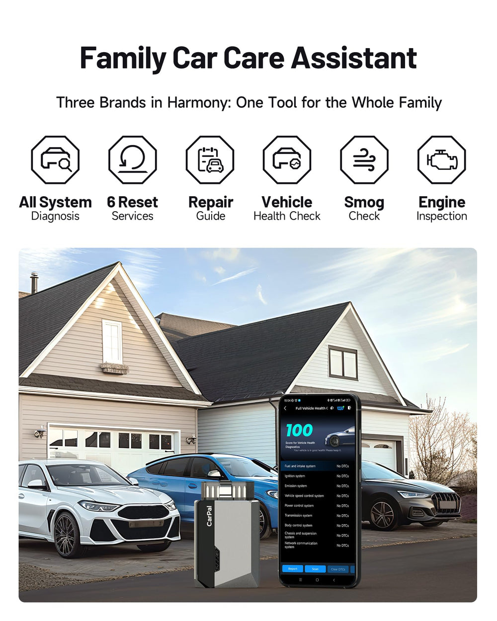 TOPDON CarPal-US app connection for wireless vehicle diagnostics