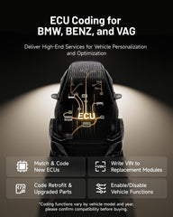 ECU coding and hidden feature activation for BMW, Mercedes, VW.