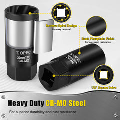 Topec CR-MO steel with black phosphate coating for durability