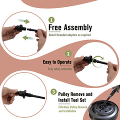 TOPEMAI heavy-duty case keeps pulleys secure and portable