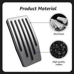 Topfit Juniper pedal detail emphasizes aluminum finish and durability.