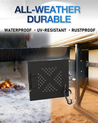 TOPICK end cap installs easily with cushions and screws for a fast upgrade.