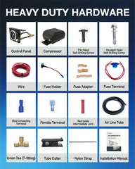 Topick installation kit included for a straightforward setup