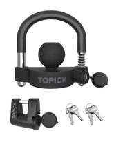 TOPICK Keyed Alike trailer lock set universal lock for secure hitch connections
