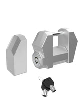 TOPICK trailer tongue coupler lock with wide 1.2-inch span for secure RV and boat trailers