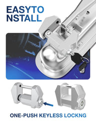 TOPICK weatherproof coating protects against rust and dust for long-lasting trailer security