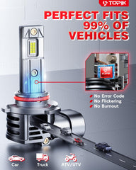 TOPIK 9005/9006 off-road night usage illustrating enhanced road awareness