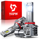TOPIK 9006 HB4 bulbs front beam coverage improves night visibility.