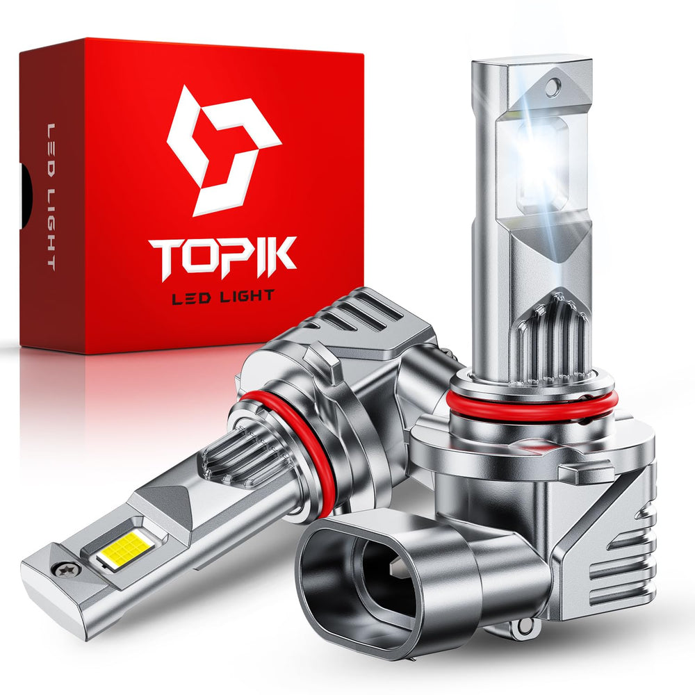 TOPIK 9006 LED bulbs fog light beam for clearer night visibility
