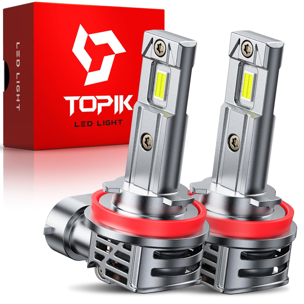 TOPIK H11/H9/H8 bulbs provide daylight-like road illumination at 40,000lm