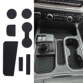 TOPINSTALL Black 7PCS Console Liners for full console protect against spills and stains