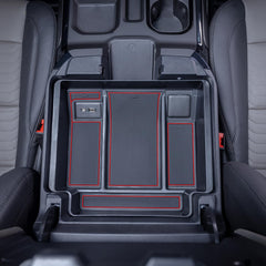 TopInstall full console organizer for bucket seats enhances accessibility