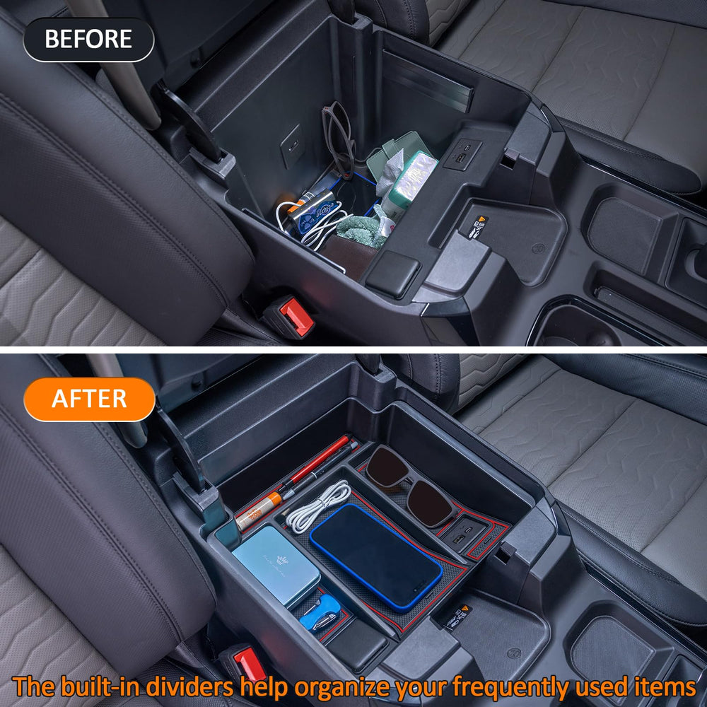 TopInstall tray compatible with OEM tray preserves console integration
