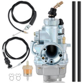 Topkidame TTR125 carburetor kit close-up with precision parts for reliable replacement.