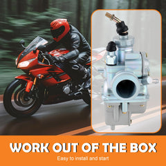 Topkidame TTR125 carburetor kit durable metal construction for longevity.