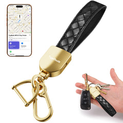 TopMade leather strap keychain with refined texture for daily use